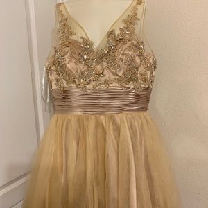 Gold Formal Dress